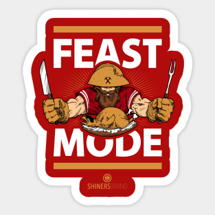 Feast Mode Sticker